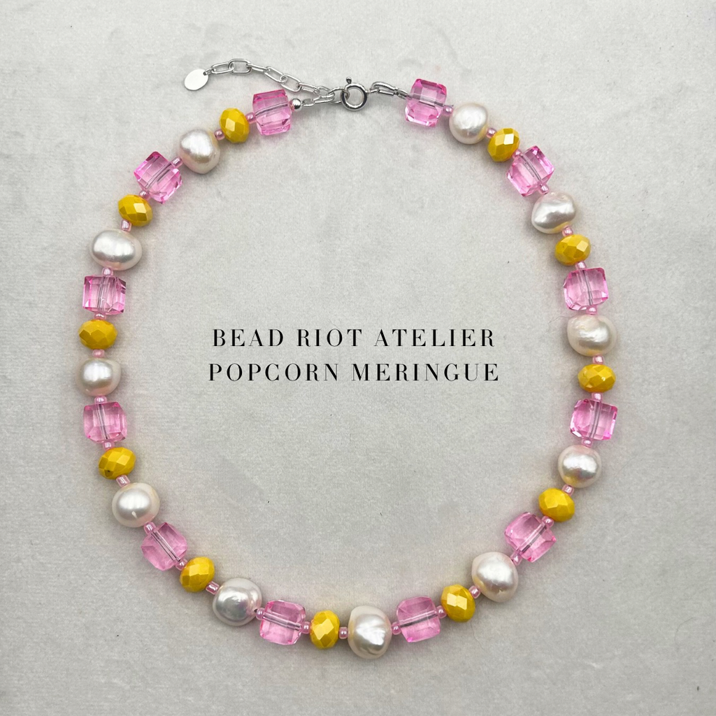 Popcorn Meringue Necklace | Bead Riot Atelier