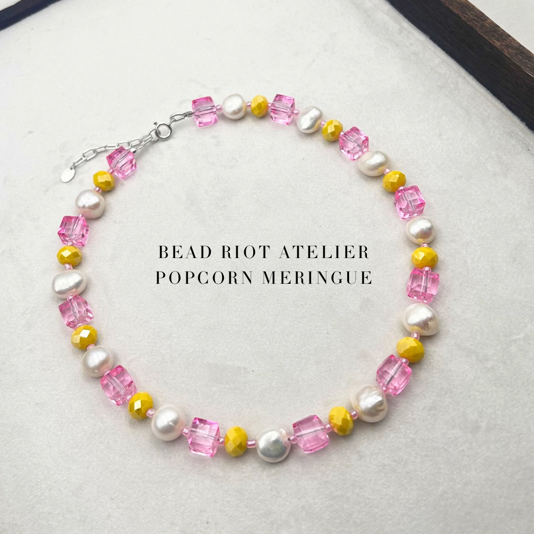Popcorn Meringue Necklace | Bead Riot Atelier
