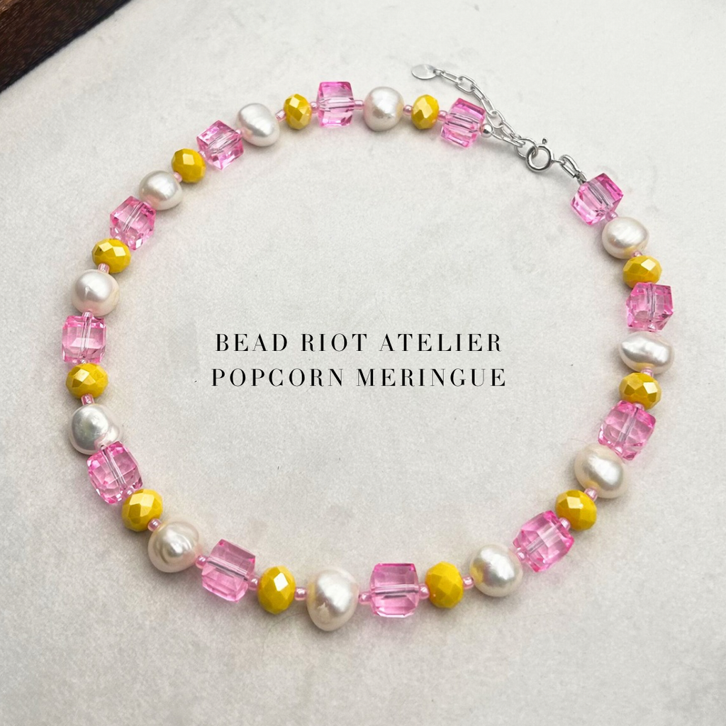 Popcorn Meringue Necklace | Bead Riot Atelier