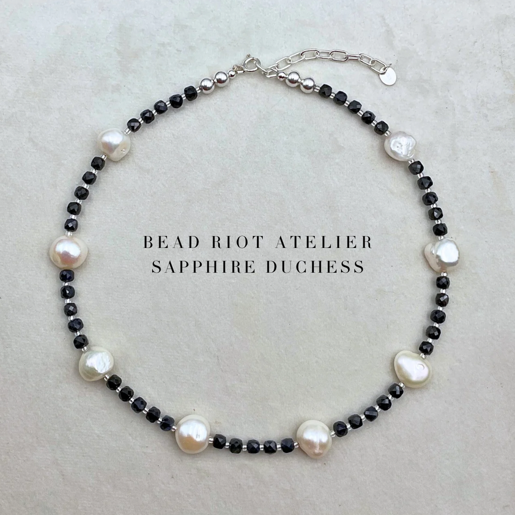 The Sapphire Duchess | Gemstone Necklace | Bead Riot Atelier