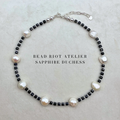 The Sapphire Duchess | Gemstone Necklace | Bead Riot Atelier