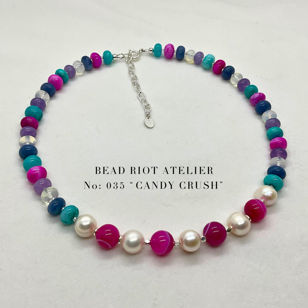Candy Crush | Gemstone Necklace | Bead Riot Atelier