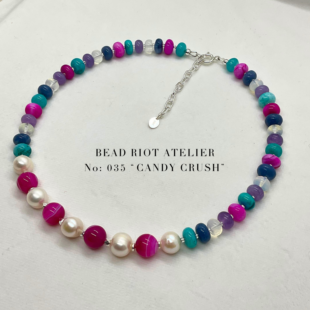 Candy Crush | Gemstone Necklace | Bead Riot Atelier