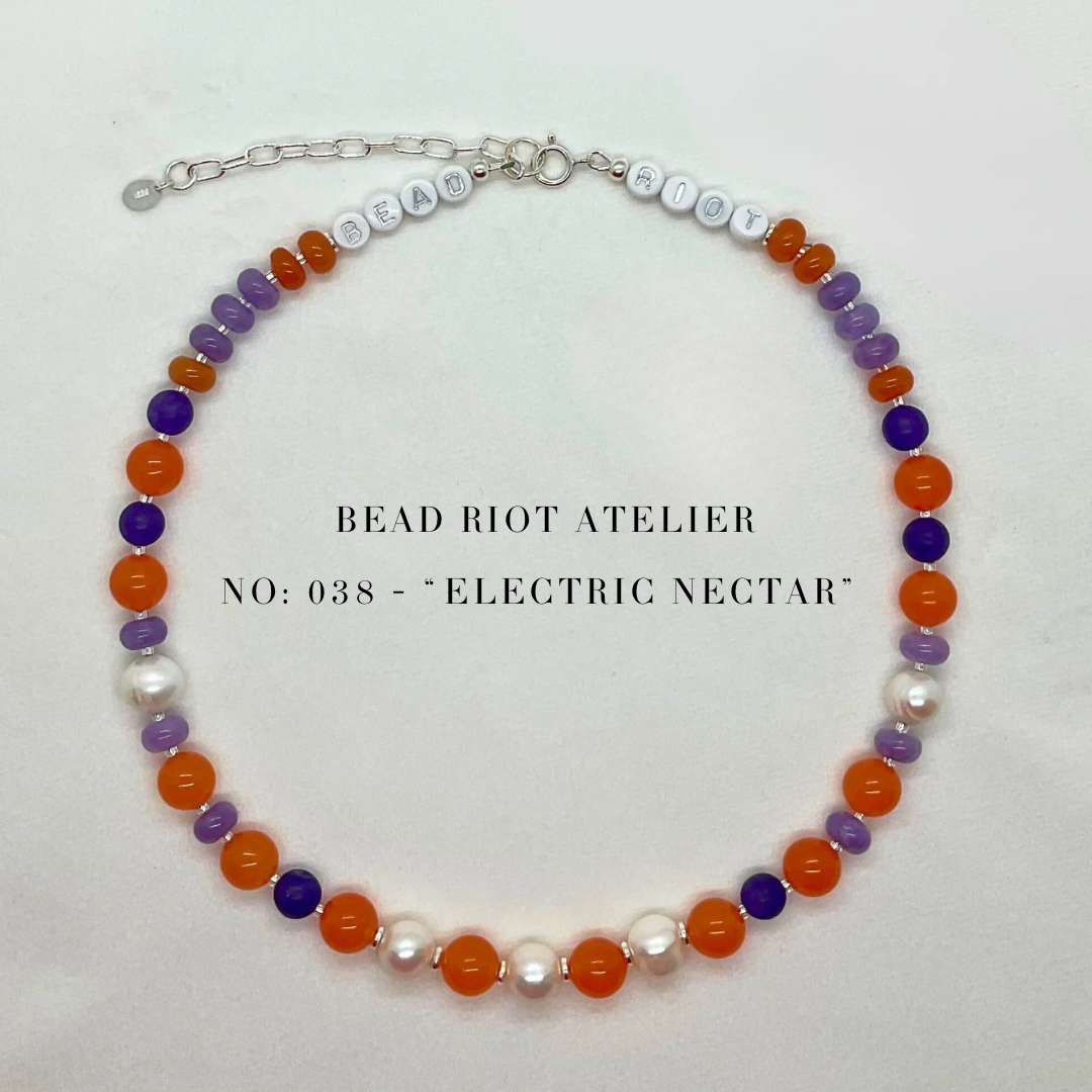 Electric Nectar | Gemstone Necklace | Bead Riot Atelier