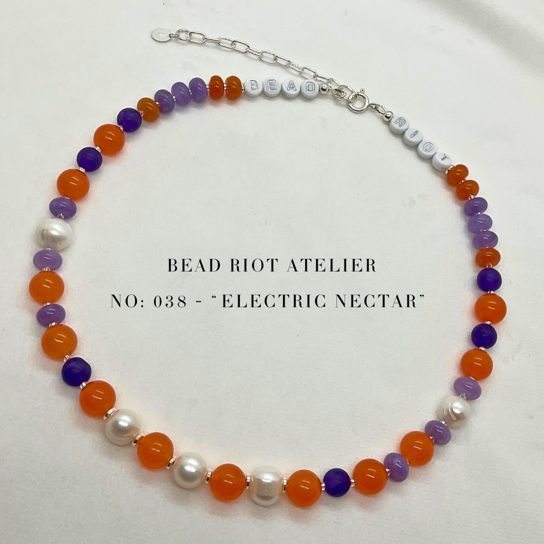 Electric Nectar | Gemstone Necklace | Bead Riot Atelier
