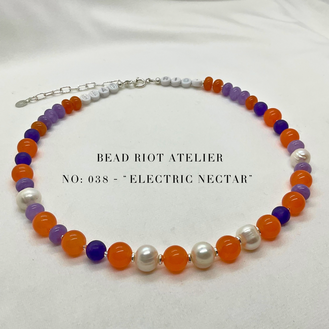 Electric Nectar | Gemstone Necklace | Bead Riot Atelier