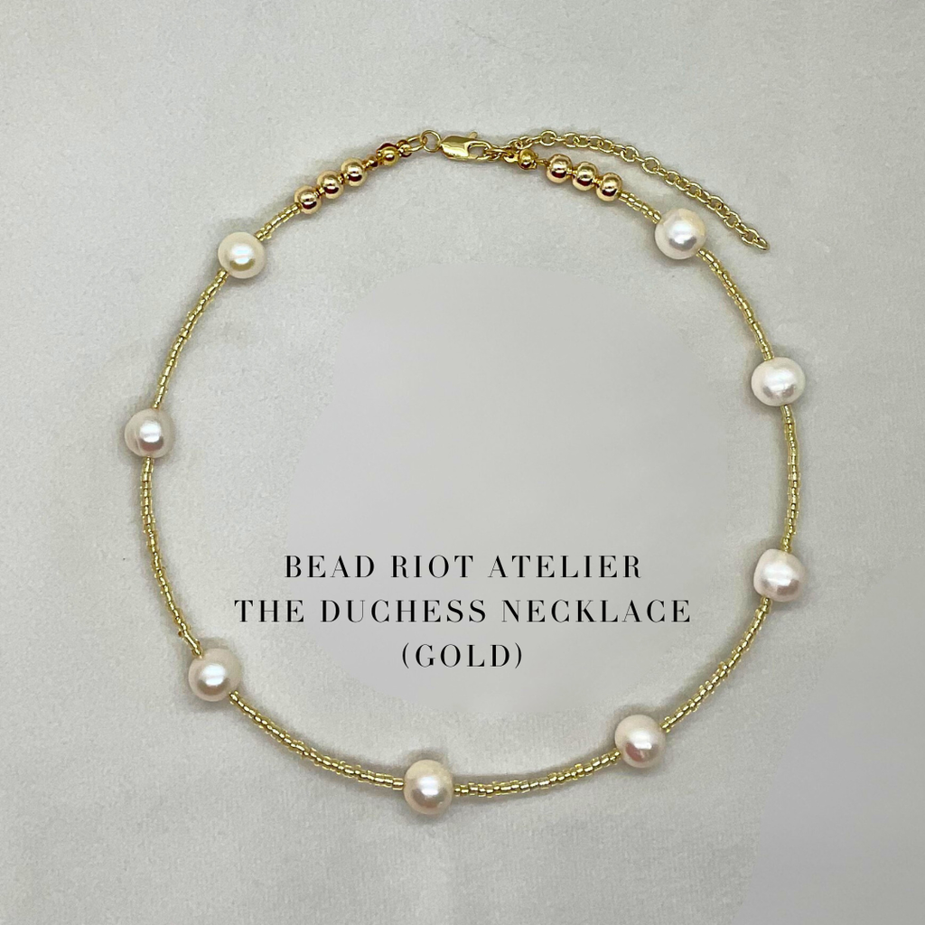 The Duchess Choker | Pearl Necklace | Bead Riot Atelier