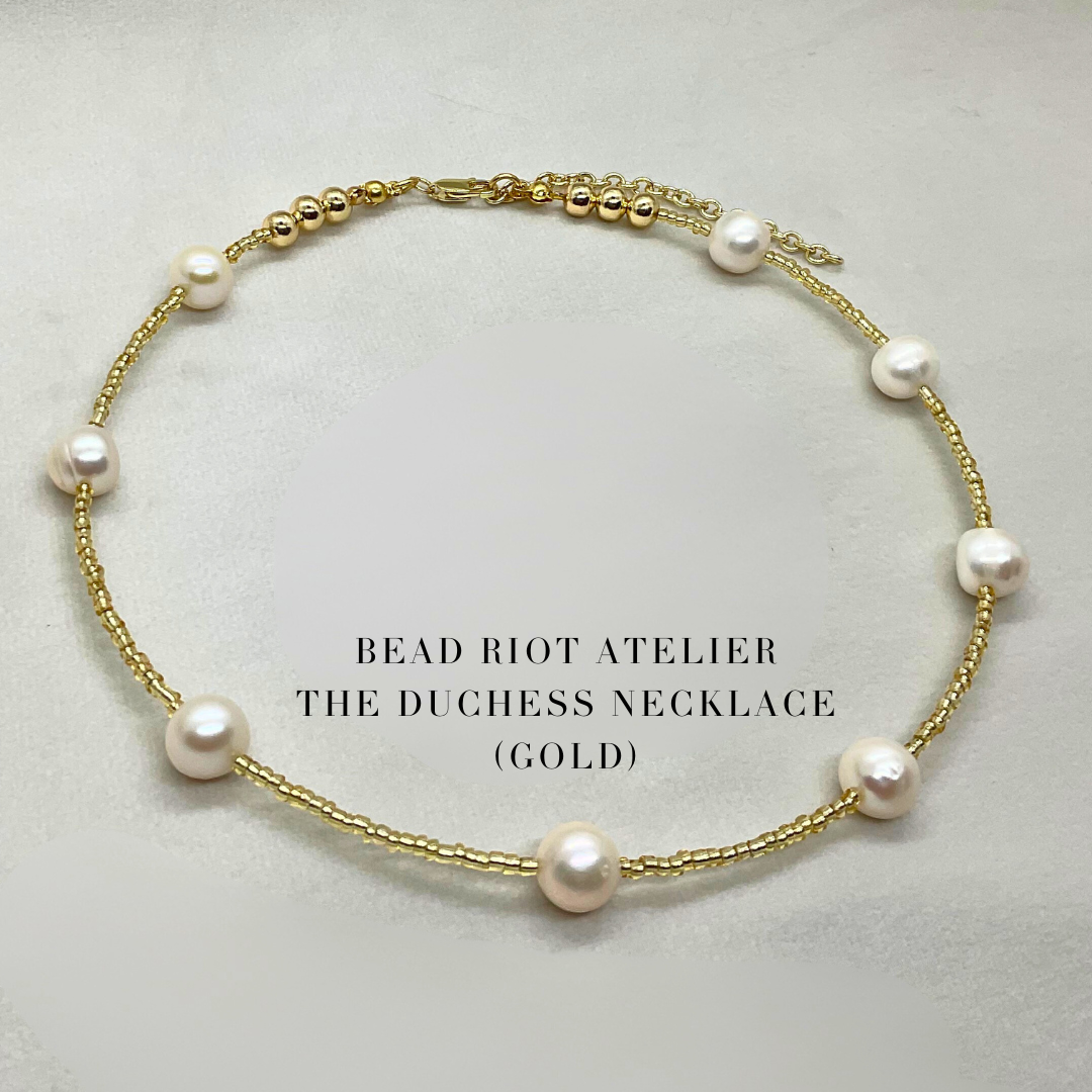 The Duchess Choker | Pearl Necklace | Bead Riot Atelier