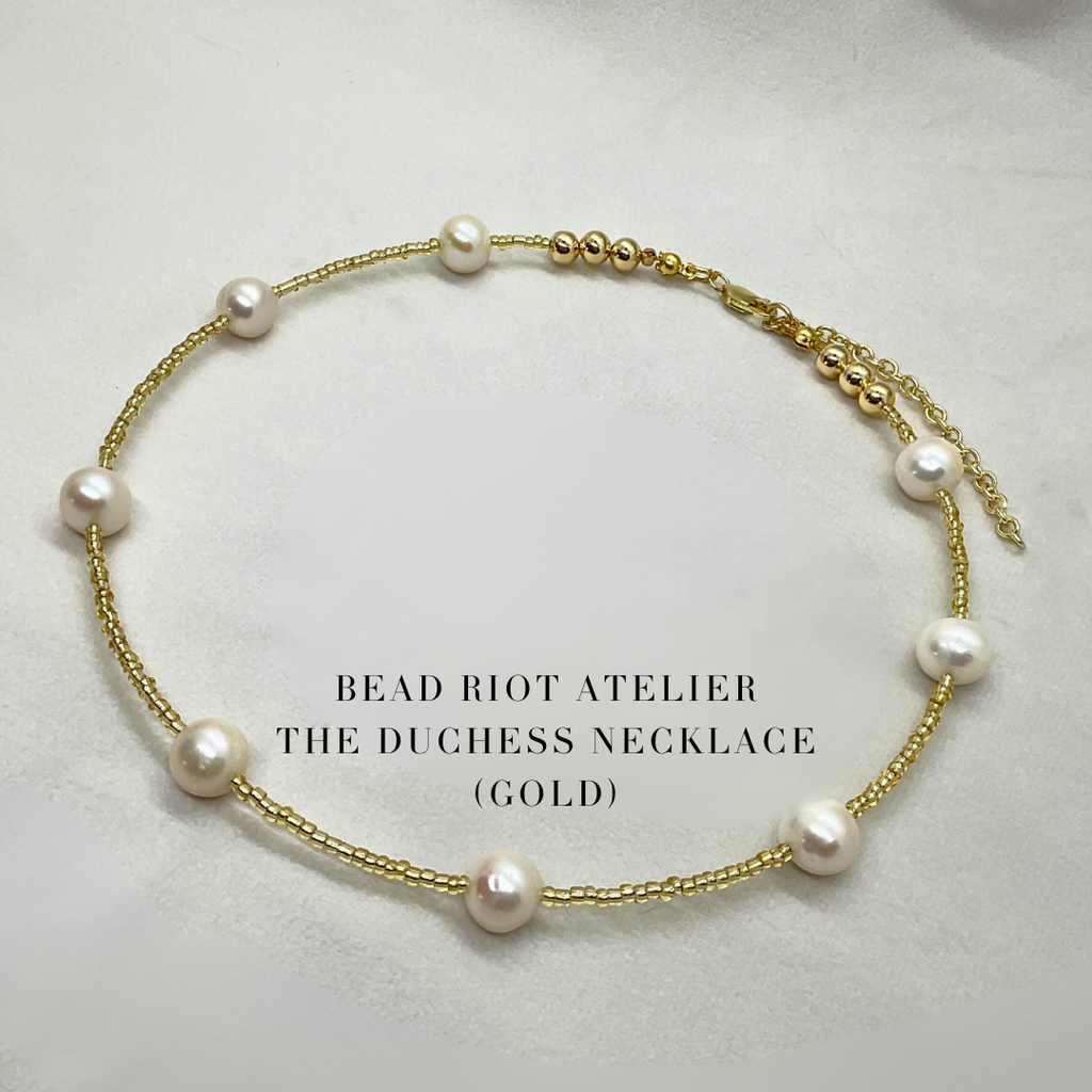 The Duchess Choker | Pearl Necklace | Bead Riot Atelier